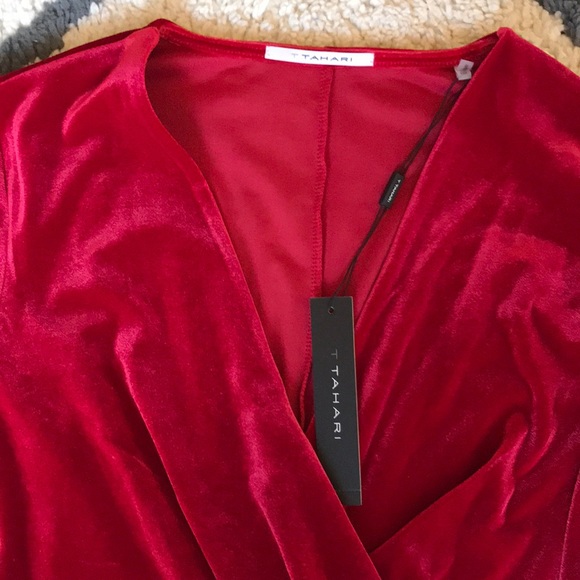 T Tahari velvet dress - Picture 4 of 6